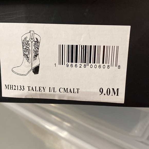 🎉New Years Sale🎉MIA Taley Tall WesternBoots NIBNWTSize 9 Embroidered FauxLeather - Picture 7 of 14